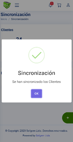 Pantalla de productos de Denarium Satelite